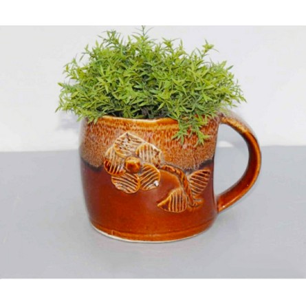 Mug Shape Ceramic Pot